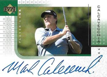 2001 Upper Deck - Player's Ink #MC Mark Calcavecchia Front