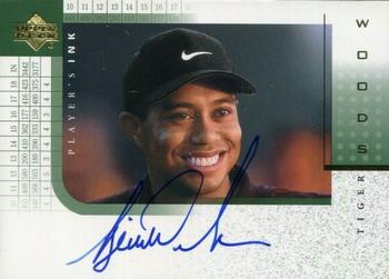 2001 Upper Deck - Player's Ink #TW Tiger Woods Front