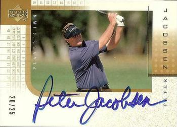 2001 Upper Deck - Player's Ink Gold #PJ Peter Jacobsen Front