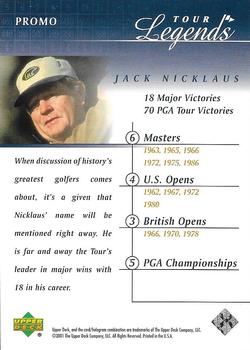 2001 Upper Deck - Promos #NNO Jack Nicklaus Back