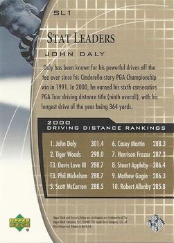 2001 Upper Deck - Stat Leaders #SL1 John Daly Back