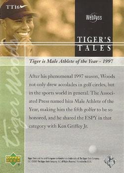 2001 Upper Deck - Tiger's Tales #TT16 Tiger Woods Back