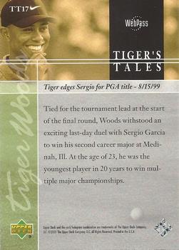 2001 Upper Deck - Tiger's Tales #TT17 Tiger Woods Back