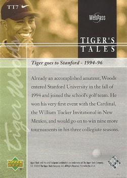 2001 Upper Deck - Tiger's Tales #TT7 Tiger Woods Back