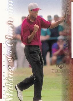 2001 Upper Deck Tiger Woods Collection #TWC5 Tiger Woods Front