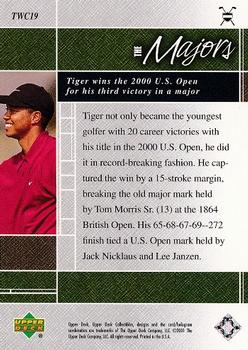2001 Upper Deck Tiger Woods Collection #TWC19 Tiger Woods Back