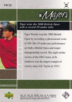 2001 Upper Deck Tiger Woods Collection #TWC20 Tiger Woods Back