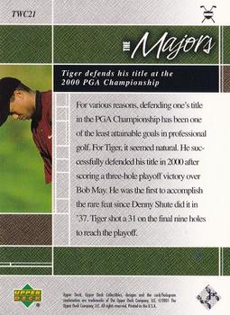2001 Upper Deck Tiger Woods Collection #TWC21 Tiger Woods Back
