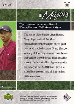 2001 Upper Deck Tiger Woods Collection #TWC23 Tiger Woods Back