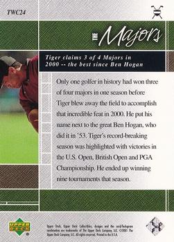 2001 Upper Deck Tiger Woods Collection #TWC24 Tiger Woods Back