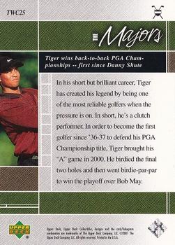 2001 Upper Deck Tiger Woods Collection #TWC25 Tiger Woods Back