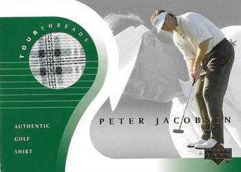 2001 Upper Deck - Tour Threads #TT-PJ Peter Jacobsen Front