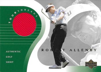 2001 Upper Deck - Tour Threads #TT-RA Robert Allenby Front