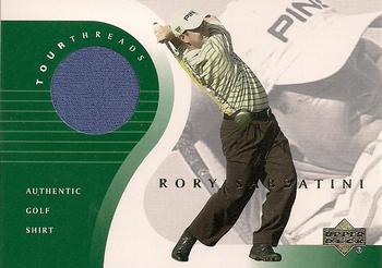 2001 Upper Deck - Tour Threads #TT-RS Rory Sabbatini Front