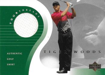 2001 Upper Deck - Tour Threads #TT-TW Tiger Woods Front