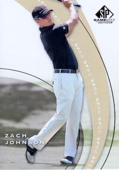 2012 SP Game Used #17 Zach Johnson Front