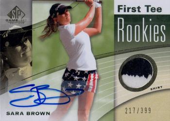 2012 SP Game Used #44 Sara Brown Front