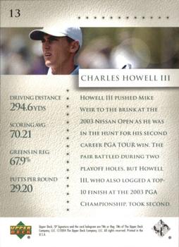 2004 SP Signature #13 Charles Howell III Back