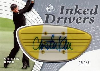 2012 SP Game Used - Inked Drivers Light Orange #ID-CK Cristie Kerr Front