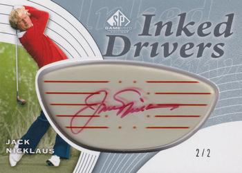 2012 SP Game Used - Inked Drivers Red #IDJN Jack Nicklaus Front