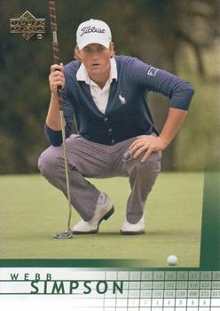 2012 SP Game Used - Retro Rookies #R22 Webb Simpson Front