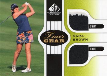 2012 SP Game Used - Tour Gear #TG-SB Sara Brown Front