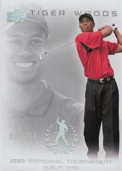2013 Upper Deck Tiger Woods Master Collection #9 1999 Memorial Tournament Front
