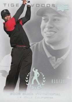 2013 Upper Deck Tiger Woods Master Collection #62 2008 Buick Invitational Front
