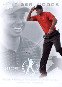2013 Upper Deck Tiger Woods Master Collection #64 2008 Arnold Palmer Invitational Front