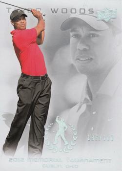 2013 Upper Deck Tiger Woods Master Collection #73 2012 Memorial Tournament Front