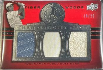 2013 Upper Deck Tiger Woods Master Collection - Championship Gear #CG-4 Tiger Woods Front