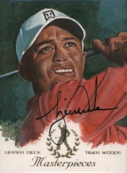 2013 Upper Deck Tiger Woods Master Collection - Masterpieces Sketch Autographs #TWM-6 Tiger Woods Front