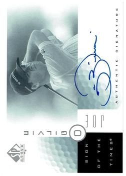 2001 SP Authentic - Sign of the Times #JO Joe Ogilvie Front