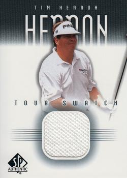 2001 SP Authentic - Tour Swatch #TH-TS Tim Herron Front