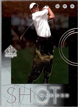 2001 SP Authentic - Shotmakers #S1 Tiger Woods Front