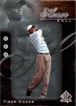 2001 SP Authentic - Honor Roll #HR1 Tiger Woods Front