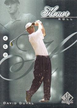 2001 SP Authentic - Honor Roll #HR2 David Duval Front