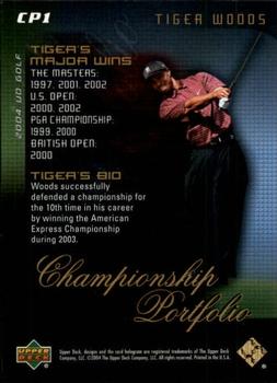 2004 Upper Deck - Champion Portfolio #CP1 Tiger Woods Back