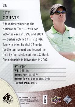 2014 SP Authentic #34 Joe Ogilvie Back