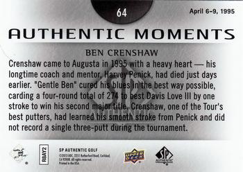 2014 SP Authentic #64 Ben Crenshaw Back