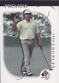 2001 Upper Deck - SP Authentic Preview #3 Fred Couples Front