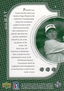 2001 Upper Deck - SP Authentic Preview #6 Bob May Back