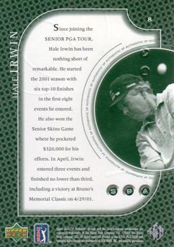 2001 Upper Deck - SP Authentic Preview #8 Hale Irwin Back