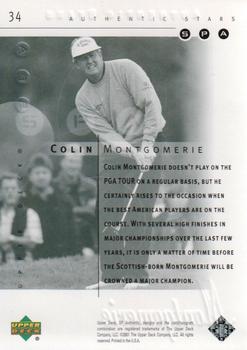 2001 Upper Deck - SP Authentic Preview #34 Colin Montgomerie Back