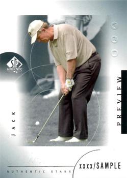 2001 Upper Deck - SP Authentic Preview #35 Jack Nicklaus Front