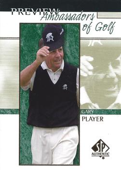 2001 Upper Deck - SP Authentic Preview #58 Gary Player Front