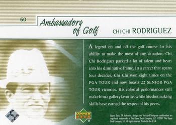 2001 Upper Deck - SP Authentic Preview #60 Chi Chi Rodriguez Back