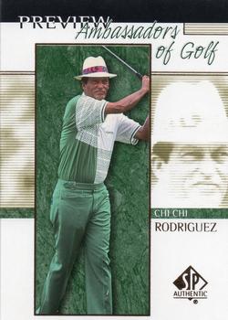 2001 Upper Deck - SP Authentic Preview #60 Chi Chi Rodriguez Front