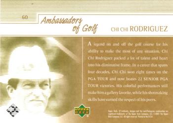 2001 Upper Deck - SP Authentic Preview Gold #60 Chi Chi Rodriguez Back