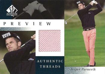 2001 Upper Deck - SP Authentic Preview Authentic Threads #JP-AT Jesper Parnevik Front